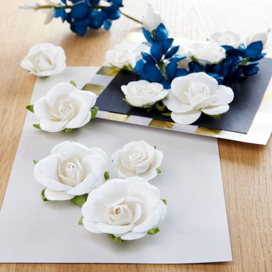 12 Packs: 12 ct. (144 total) White Sweetwater Roses by Recollections™